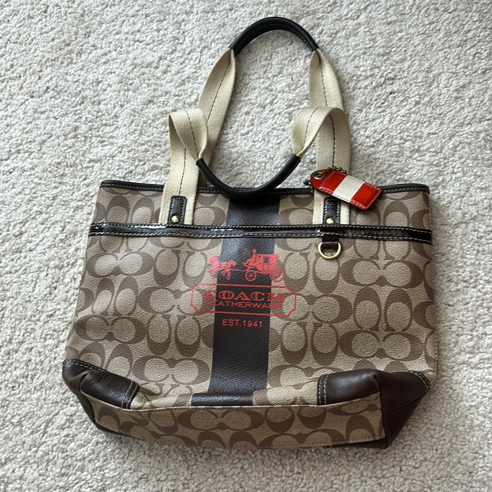 Leather Coach Bag